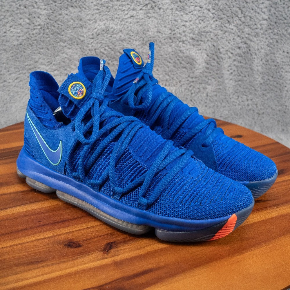 Nike Men's Kevin Durant KD City Edition 2017 -SZ 11- Chinatown Blue Sneakers